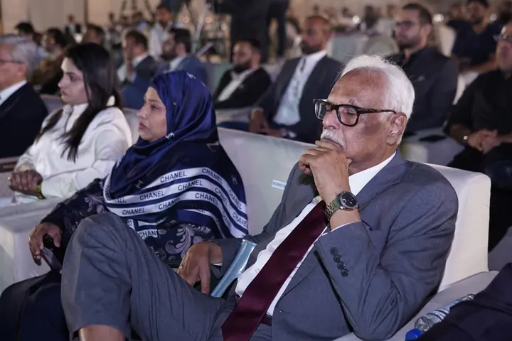 Members and guests following the ceremony proceedings.